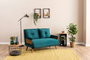 Atelier Del Sofa Cosmo Sofá-Cama de 2 Plazas Verde Petróleo